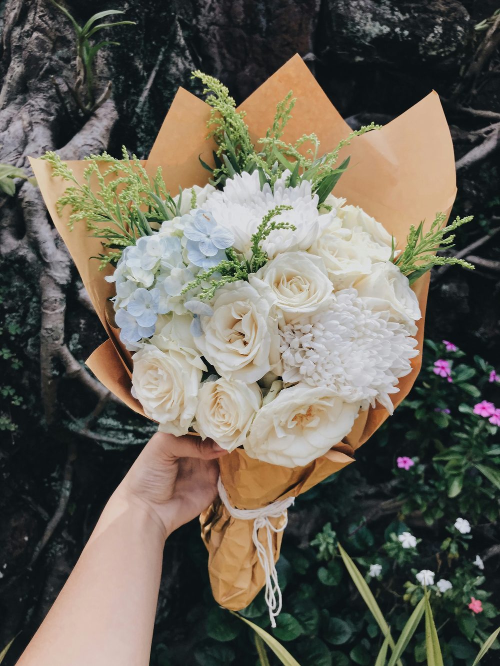 Classic wrapped bouquet Toronto affordable flowers pickup